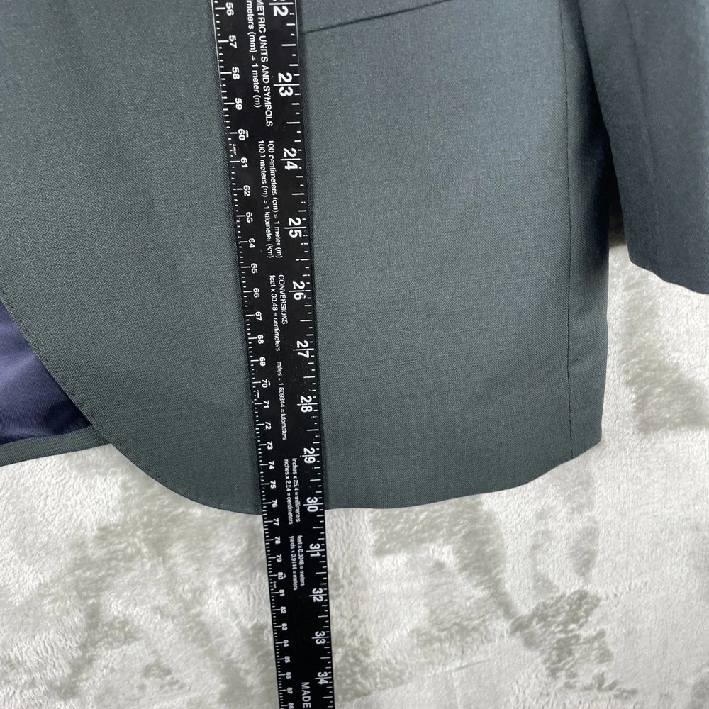 SuitSupply Lazio Suit Jacket Men 38R Green Vitale Barberis Canonico Pure Wool